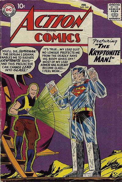 Lex Luthor as the Kryptonite Man!