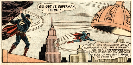Superman vs. Anti-Superman! Art by Curt Swan and George Klein, 1966.